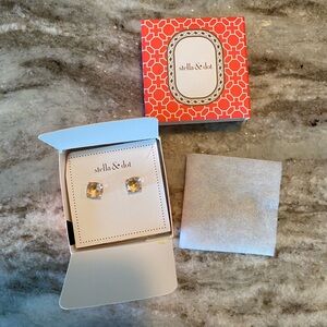 NIB Stella & Dot Luxe Stud - Pink